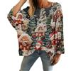 Generic Maglietta Termica Donna Maglione Donna Oversize Maglioni Natalizi per 2025 Scollo Rotondo Carini Pullover Invernali per Le Vacanze Maglioni Invernali Maglioncino Firmato