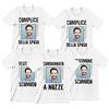Incidiamo Pacchetto Magliette Personalizzabili T-Shirt Addio al Celibato Condannato a Nozze - Carica la Foto dello Sposo su Tutte Le t-Shirt - Gadget Addio al Celibato