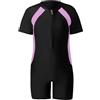 Okdance Costume da Bagno per Ragazzi e Ragazze, Costume da Bagno a Un Pezzo per Bambini a Manica Corta per Estate, Surf, Nuoto, Sport Acquatici per Ragazzo e Ragazza, rosa, 12-14 anni