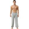 HOEREV Uomo Donna Super Soft Yoga Pantaloni Taiji Lounge Pant, Grigio, XS