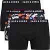 Jack & Jones - Boxer da uomo, confezione da 3 pezzi, in misto cotone Multicolore @21. L