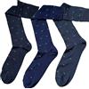 Infinity 6 paia Calze Lunghe Uomo Cotone Filo di Scozia Elasticizzato disegni moda pois Eleganti per Lavoro D'Ufficio Fresche e Traspirante Made in Italy (43-46, Tricolore)