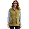 Game Technical Apparel Game - donna chiaro Derby tweed gilet trapuntato gilet gilet - D35