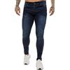 989Zé ENZO Pantaloni da uomo super skinny Sim Fit Stretch Jeans Denim EZ326, Blu scuro, W30 / L30