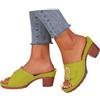 Generico Sandali Donna Estive, Sandali Donna Estive Eleganti Tacco Plateau Ciabatte Comodi Sandalo Antiscivolo con Punta Aperta in Pelle Traspiranti Piscina Mare da Spiaggia Casual Ortopediche