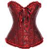 MISS MOLY Donna Corsetto Corsetti Vintage Sexy Corset 10 Aste Lace Bustino Halloween Costume 6 Colore Taglie Forti con G-String S/IT 40-42(Bust84~89 Waist65~70)
