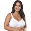 Bestform Donna 5006715 Reggiseno in Cotone Senza Ferretto con Coppe sfoderate, Bianco, 6D