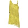 YEAHDOR Vestito Latino Americano Bambina con Paillettes Frange Body da Ginnastica Artistica Leotards da Balletto Ballerina Abito da Jazz Samba Rumba Dancewear