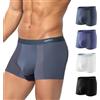 Arjen Kroos Boxer Uomo Pezzi 4 Mutanda Modal Microfibra con Mesh Traspirante Elasticizzato Intimo Boxer da Uomo, S