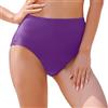 feitycom Costume da Bagno mestruale, Costume da Bagno a Vita Alta, a Prova di perdite, per Adolescenti, Ragazze e Donne., Porpora in tenso, M