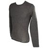 RAGNO Maglia Intima Uomo Camiciola Canottiera Girocollo Manica Lunga Wool & Silk WSK Articolo 60159Q Lana e Seta, 135M Grigio Melange, 4-Quarta (EU M - F 3 - USA S - GB 34)