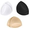 TopBine Inserti per reggiseni rimovibili comodi inserti per reggiseno da donna per bikini top costume da bagno (3 paia), 1 litro.