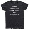 3styler T-Shirt Uomo Girls Invented Punk Rock Not England Maglietta Musica t-Shirt Compleanno Music Cult - Linea Classic - 100% Cotone 185 gr/mq (L, Nero)