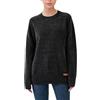 Simple&Opulence Maglia da Donna a Girocollo, ciniglia Calda per Donna, Maglione Invernale a Maniche Lunghe Casual, S-XXL