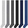 Libella - 6 paia di collant per bambini, collant per neonati maschio, collant per ragazzi, collant per ragazzi multicolore 27243, 110-116