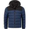 Indicode Uomini Eberhardy Quilted Jacket | Giubbotto trapuntato dall'aspetto piumino Navy XL