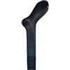 Fontana Calze, 8 paia di calze costa lunghe UOMO sanitarie a bassa compressione in cotone 100% cotone filo di scozia. (NERO, 39/41(10,5-11))