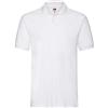 Fruit of the Loom SS035M, Polo Uomo, Bianco, Large