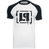 Linkin Park LP Logo Uomo T-Shirt Bianco/Nero 100% Cotone Regular