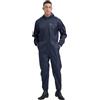 Oyolan Salopette da Lavoro Uomo con Cappuccio Combinazione Lavoro Abbigliamento da Lavoro Meccanici S-4XL, Blu marino, L