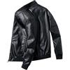 Kobilee Giacca Pelle Uomo Giubbotto Uomo Eleganti a Maniche Lunghe Fodera in Pile Giubbino Antivento Taglie Forti Giubbotto Autunno Caldo Moto
