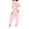 Surttan Pigiama Donna Intero con Apertura Pigiama Micropile Donna Tutina Pigiama Accappatoio Onesie Tuta da Pigiama Curvy Pigiama Intero Cotone Nightwear Cosplay Manica Lunga Pigiama Tuta Invernale