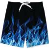 TUONROAD Costumi Bambino Ragazzi Mare 3D Stampato Bermuda da Bagno Asciugatura Rapida Costume Surf Pantaloncini 9-10 Anni
