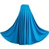 Freebily Gonna Lunga da Donna Altalena Gonna di Danza del Ventre Grande Swing Gonne da Ballo Flamenco Ballo di Sala Pratica Vestiti Professionali Costume Swing Carnevale Cielo Blu 6XL