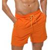 JustSun Costume Uomo Mare con Tasche Zip Surf Impermeabile Asciugatura Rapida con Fodera in Mesh