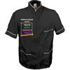 fratelliditalia.org Camice Giacca Casacca da Uomo Collo Coreana Mezza Manica Taglie da S a XXL Personalizzazione Inclusa Made in Italy Colore Nero Taglia L