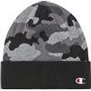 Champion Logo Unisex Cuff Beanie Mtze, Grigio., Taglia Unica