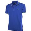 Siry Work Polo Uomo Mezza Manica Il Granchio MOD. GR05 100% Cotone Piquet con Spacchetti Laterali (3XL, Oltremare)