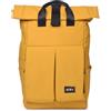 KCB Zaino antifurto grande da uomo Skid | design spazioso e pratico | tasche multiuso | scomparto per laptop e tablet | maniglie regolabili | 100% vegano, Mostarda, L
