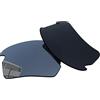 Acefrog Lenti di ricambio polarizzate da 1,5 mm per occhiali da sole Oakley Flak 2.0 OO9295 da 59 mm, materiale aggiornato, resistenti agli urti, colore argento cromato polarizzato a specchio, 1,5 mm