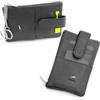 JAGUAR - Portachiavi Uomo, Portachiavi in Pelle Vera Dotato di 1 Cerniera con Catena e Tasche Portacarte di Credito con Protezione RFID, Arriva in Scatola Firmata Adatta per Regali (Nero)