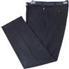 BRUHL Chino Casual Eleganti da Uomo Catania B Quattro Stagioni - Blu Marino - W44 L32
