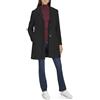 Calvin Klein Classic Faux Wool Overcoat - Long Button Front Winter Jacket Cappotto da pisello Donna (Pacco da 1)