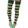 Generic Calzini a compressione a righe Plus Size Calzini da donna casual in maglia colorata Calzini alti al ginocchio Calze a compressione alta coscia per le donne Calzini di cotone da donna Comodi calzini a