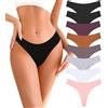 READY TO LOVE Perizoma Donna Cotone Mutande Donna Seducente Sexy Tanga Slip Donna Cotone Elastici Intimo Donna Set Mutandine Donna da 9 Pezzi
