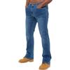 989Zé ENZO Jeans Boot Cut Uomo Pantaloni Casual Cotone con Taglio Bootcut EZ401 Azzurro 30W / 30L