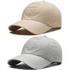 AYPOW 2 Confezioni Cappello da Baseball Uomo Donne，Traspirante Cappellino Visiera Asciugatura Rapida Sport Aperta，Leggero Pieghevol Tennis da Golf Berretto Baseball Cappelli da Sole Estivo Regolabile