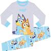 BlueY And Bingo, 100% Cotone Pigiama a Maniche Lunghe, Blue, 18-24 Mesi: 92cm, Blu