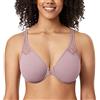 DELIMIRA Donna Reggiseno Aperto Davanti Racerback Ombre Malva 6C