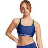 Under Armour Crossback Mid Bra 0526 - Purple Echo Large | Tessuto Tech™ ad asciugatura rapida. Scollo a V.