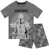 Star Wars Pigiama Mandalorian | Pigiama Corto | Pigiamone Bambino | Grigio 12-13 Anni