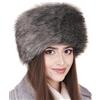 Futrzane Classic Cappello Cosacco - Colbacco Pelo Donna di Pelliccia Sintetica
