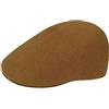 Kangol Coppola Seamless Wool Gatsby 507 Donna/Uomo - Berretto Becco Anatra Cappellino in Lana con Visiera, Visiera Inverno Autunno/Inverno - S (54-55 cm) Beige
