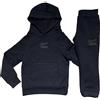Nike -Tuta Completa -Felpa con Cappuccio -Tasche A Marsupio -Pantalone con GIROVITA Elasticizzato -Logo Nero 023 6-7 Anni