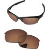 PapaViva Lenti di ricambio per Oakley Bottle Rocket Copper Brown - Polarizzate, Marrone rame., Taglia unica
