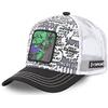 Capslab Hulk Marvel White/Black Trucker Cap - One-Size